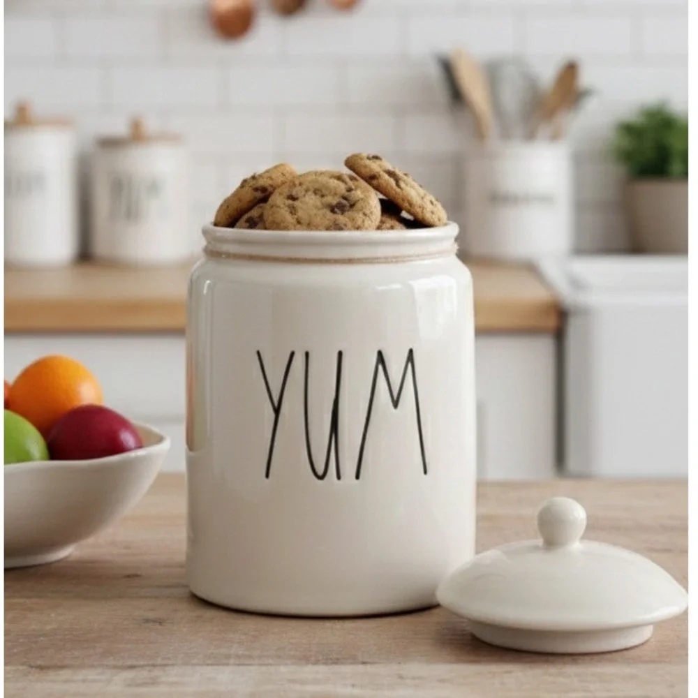 Rae Dunn YUM Canister Artisan Collection by Magenta New